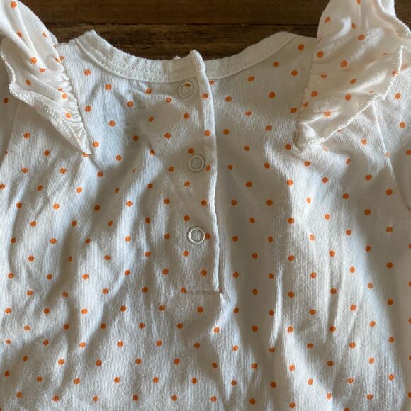 Chick Pea Pumpkin Dot Romper Girls' 3-6 Months - Picture 6 of 7